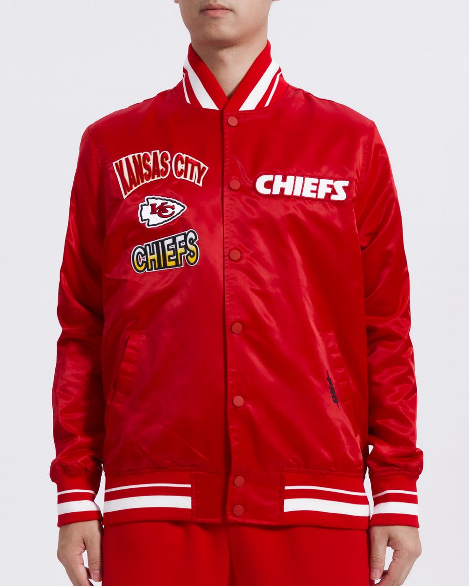 Pro - Kansas City Chiefs Turn It Up Rib Satin Jacket - Red