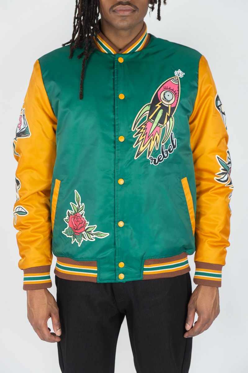 Rebel Minds - Fly High Jacket - Hunter Green