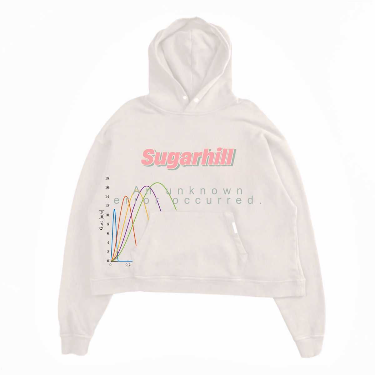 LO-FI” CROPPED HOODIE - IVORY