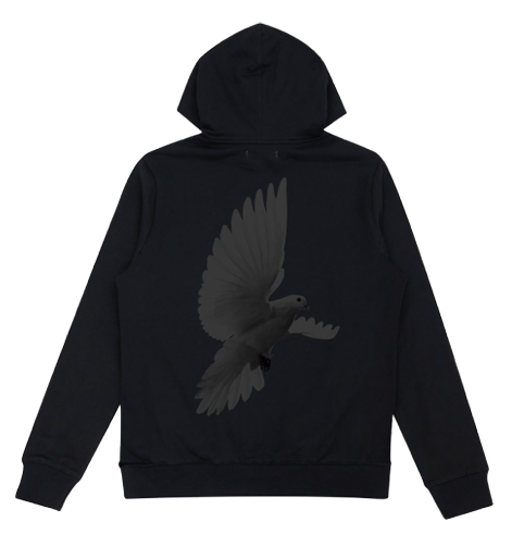 Roku Studio - White Dove Hoodie - Black