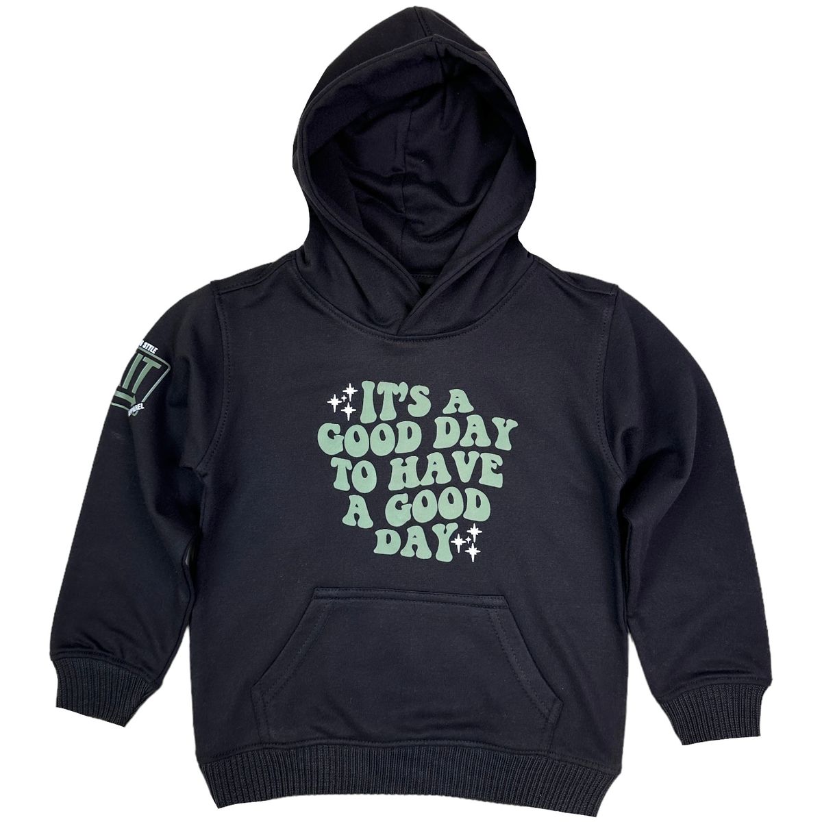 Kids Good Day Hoodie (Black)