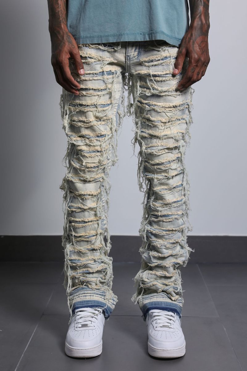 Jawad Stacked Denim (Light Wash)