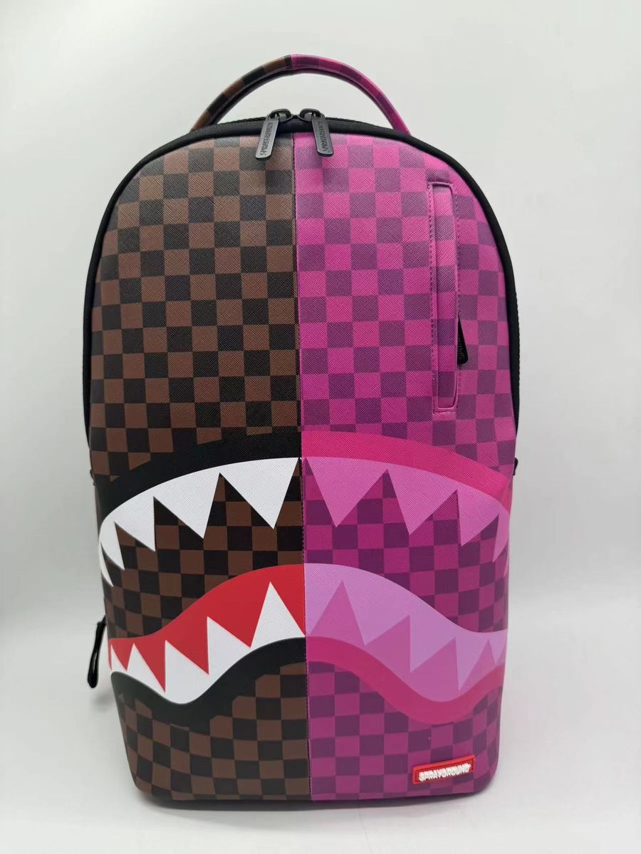 SPLIT SIP PINK CHECK DLXSV BACKPACK