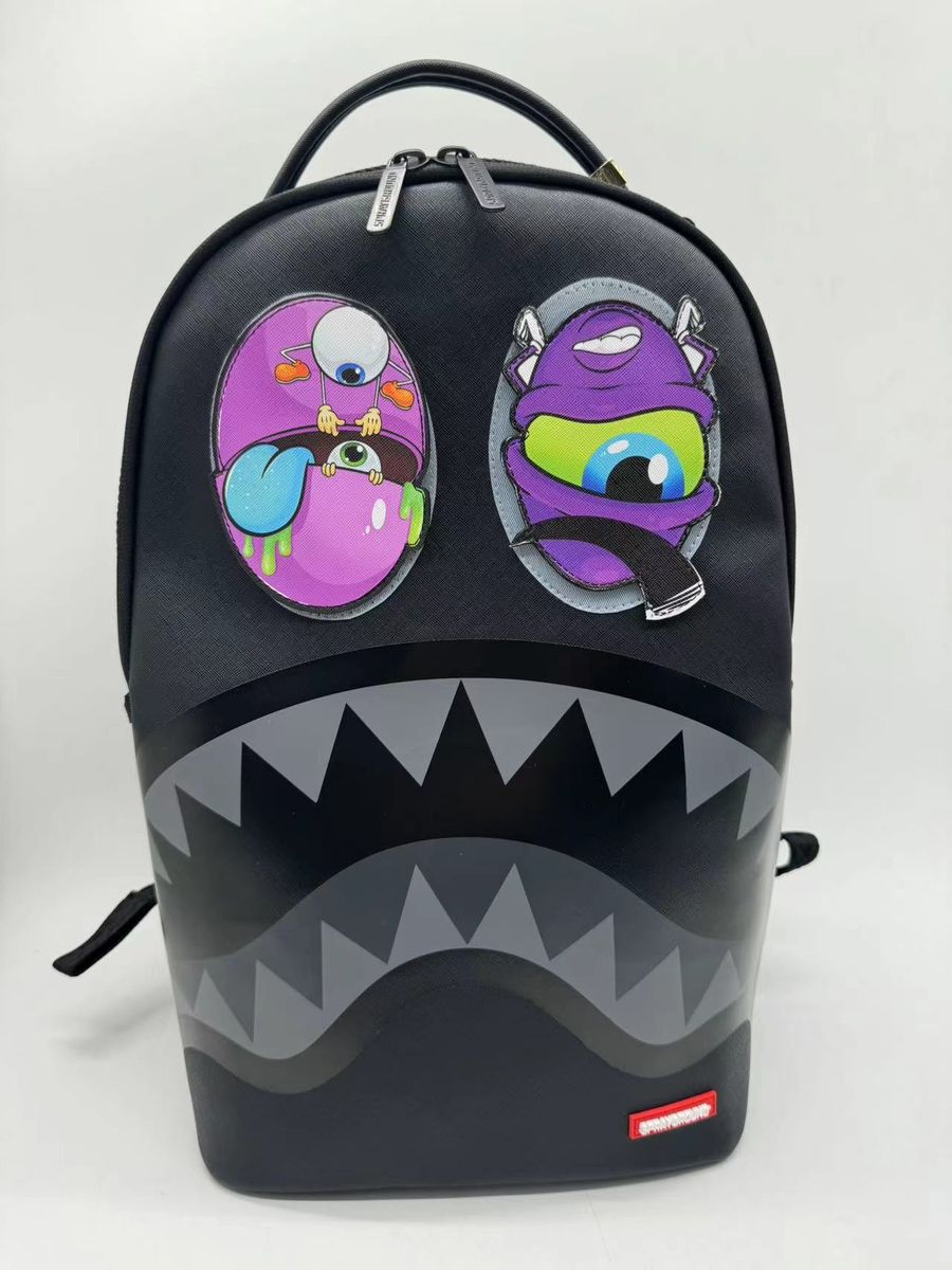 BLACK REMOVABLE EYES DLXSV BACKPACK