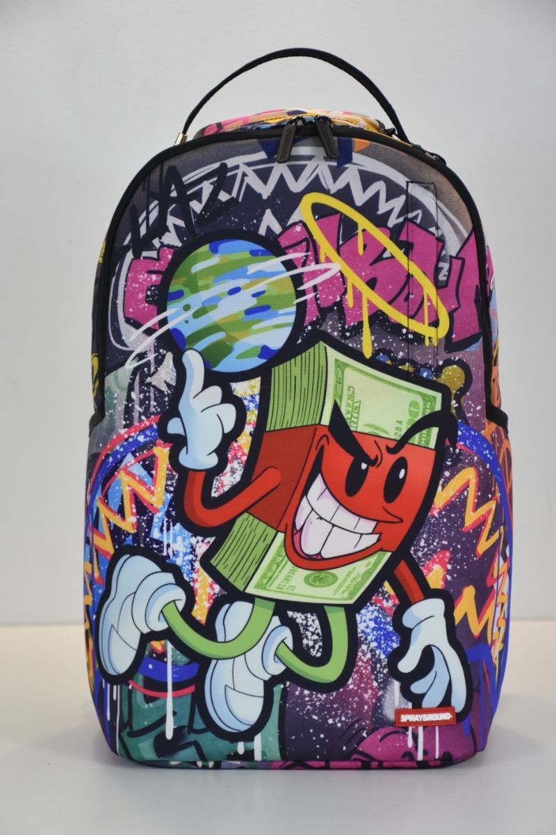 MONEY MAKES THE WORLD GO ROUND DLXV BACKPACK