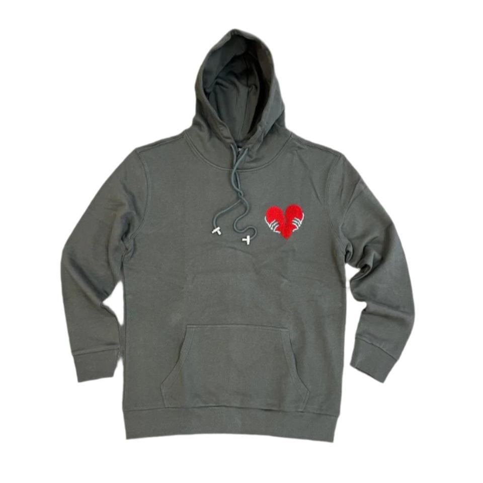 Heart Club Hoodie (Dark Charcoal)