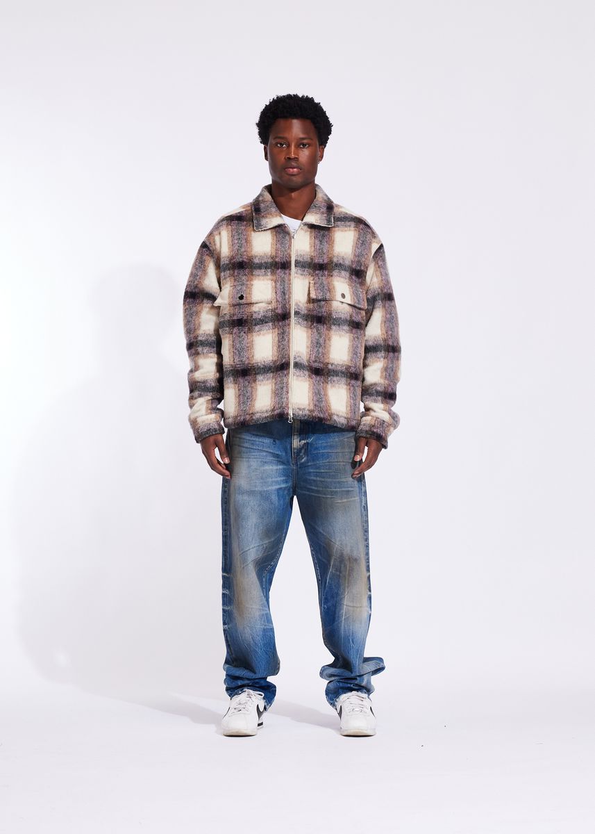 Irvine Mohair Shacket-Cream  (CRYHO25-306)