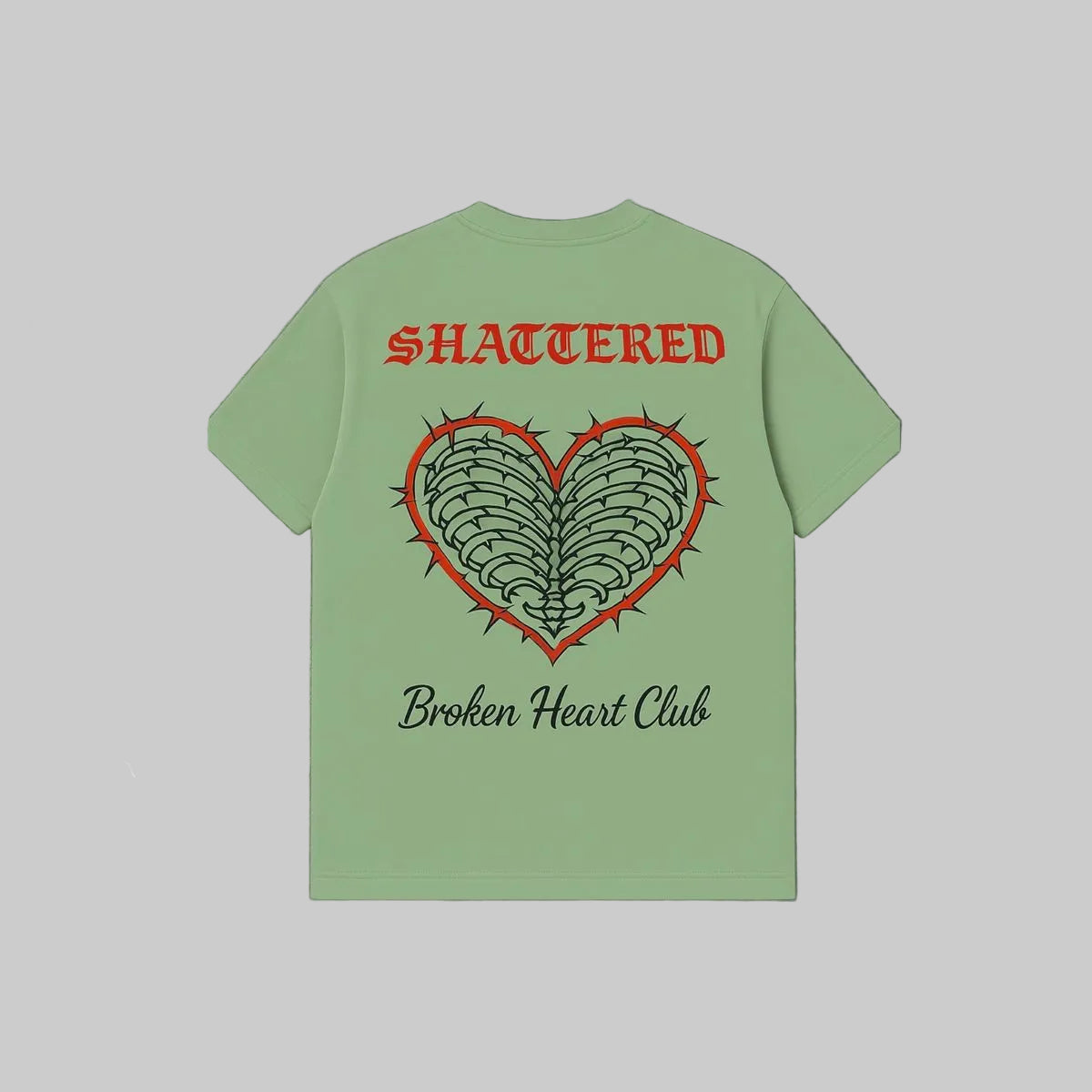 Reelistik Flight Club Diamond Heavy Weight Tee (Green)