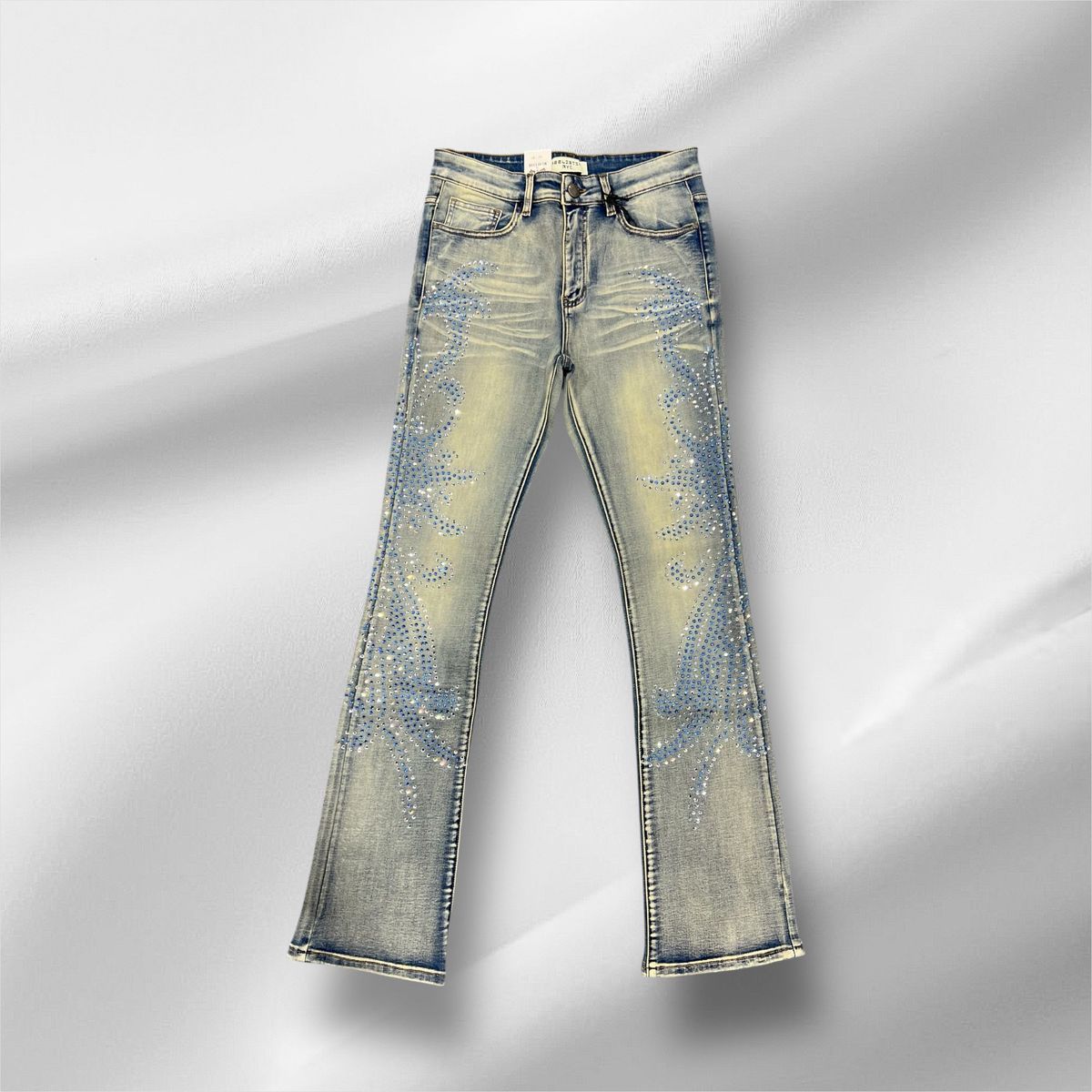 Reelistik Diamond Stacked Premium Denim (Blue)