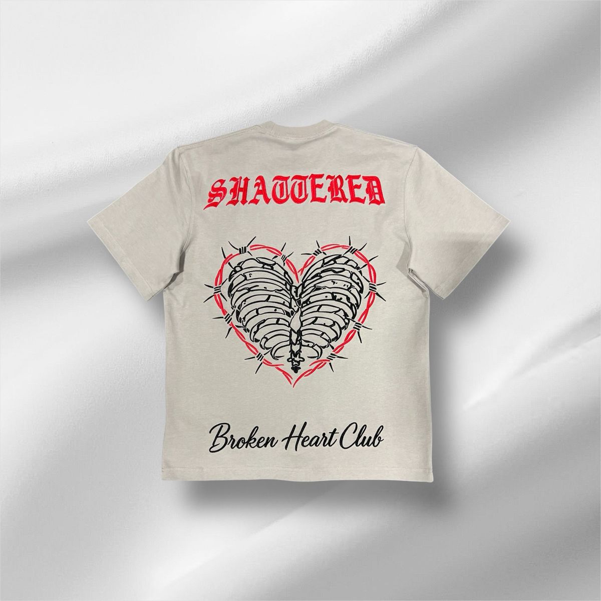 Reelistik Flight Club Diamond Heavy Weight Tee (Grey)