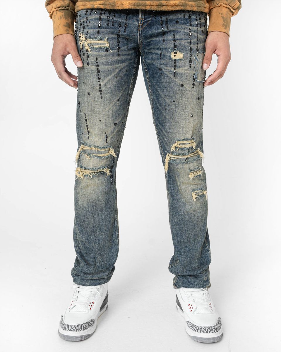 Crystal Drop Denim (Indigo)