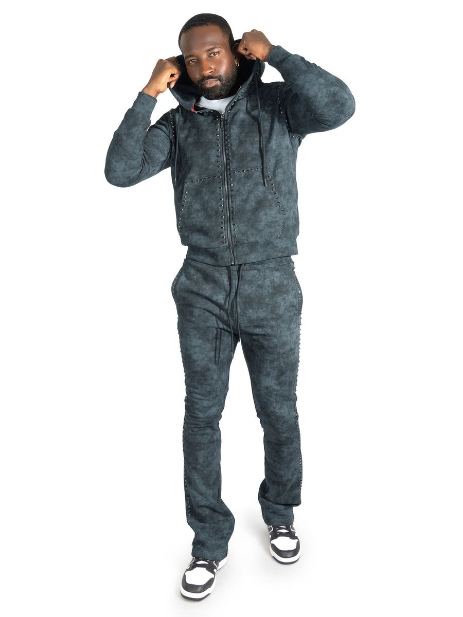 Lorenzino Hoodie Set (Black)