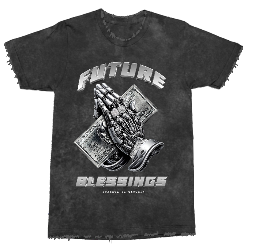 Future Blessing Tee (Washed Black)