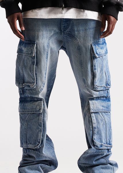 Recon Cargo Denim (Blue) (EMBHO25-100)