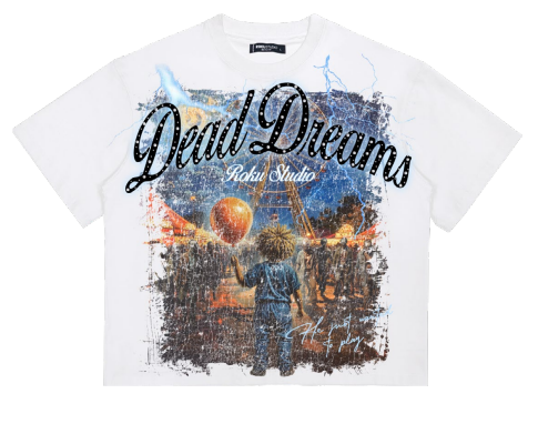 Dead Dreams Boxy Tee (White)