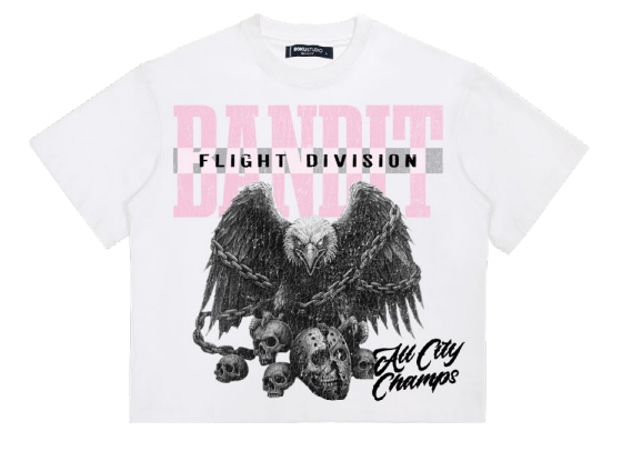 Bandit Take Over Boxy Tee (White)