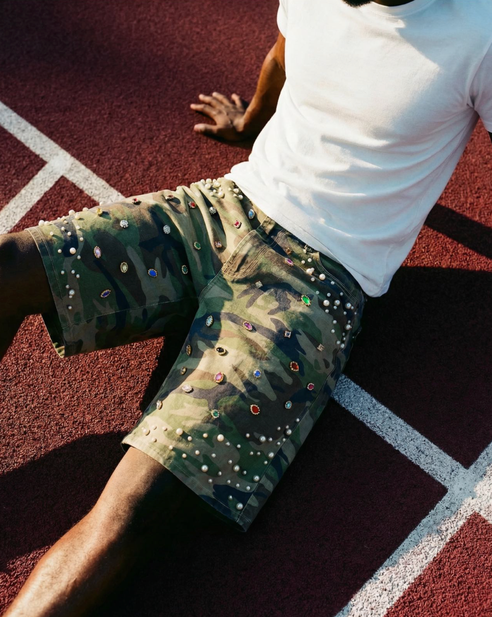 Pearl & Stone Jorts (Camo)