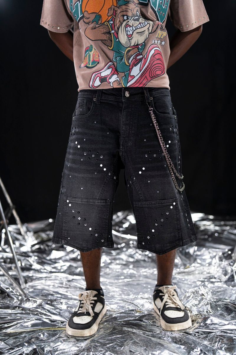 Movie Star Mens Denim Shorts