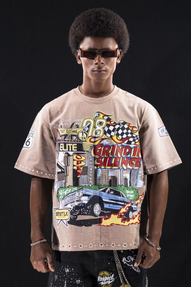 Mayhem Premium Mens Tee Brown