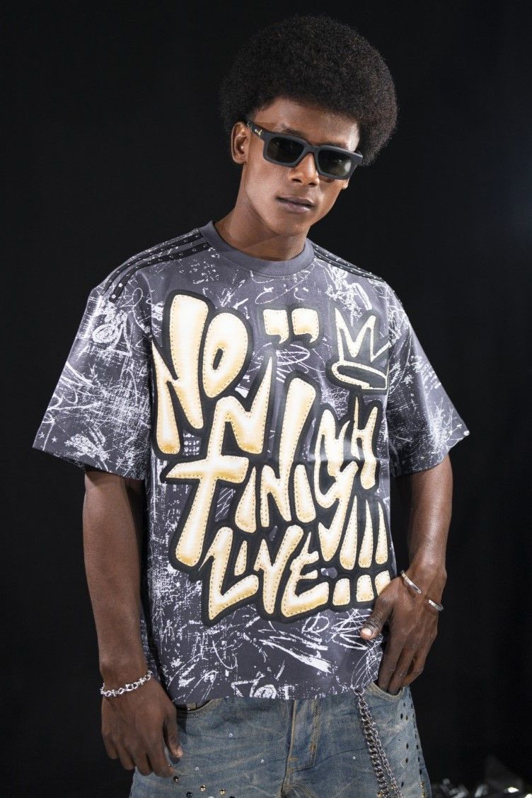 No Finish Line Grey Men's Tee