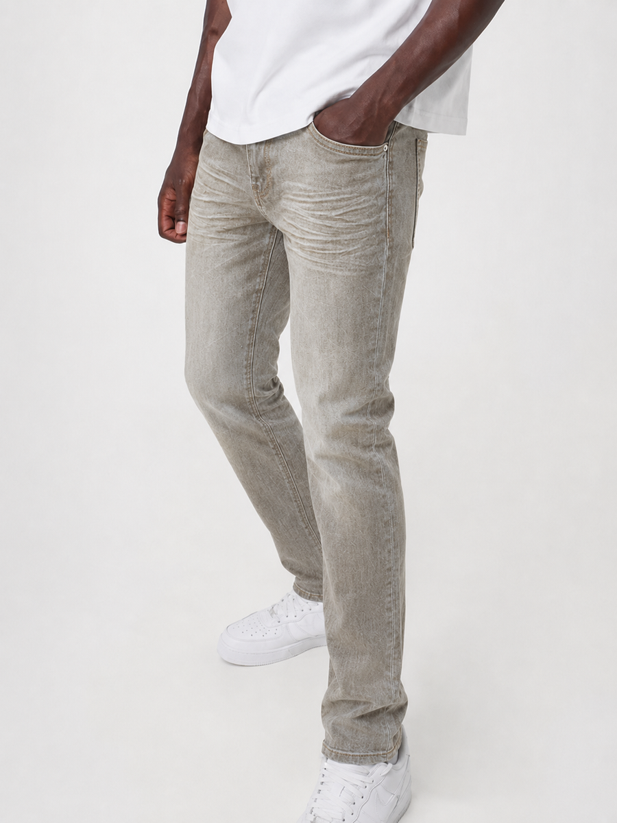 Slim Fit Denim (Antique Grey)