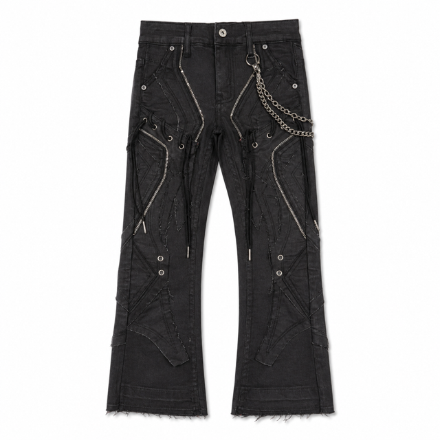 Ninja Black Wax Kids Denim
