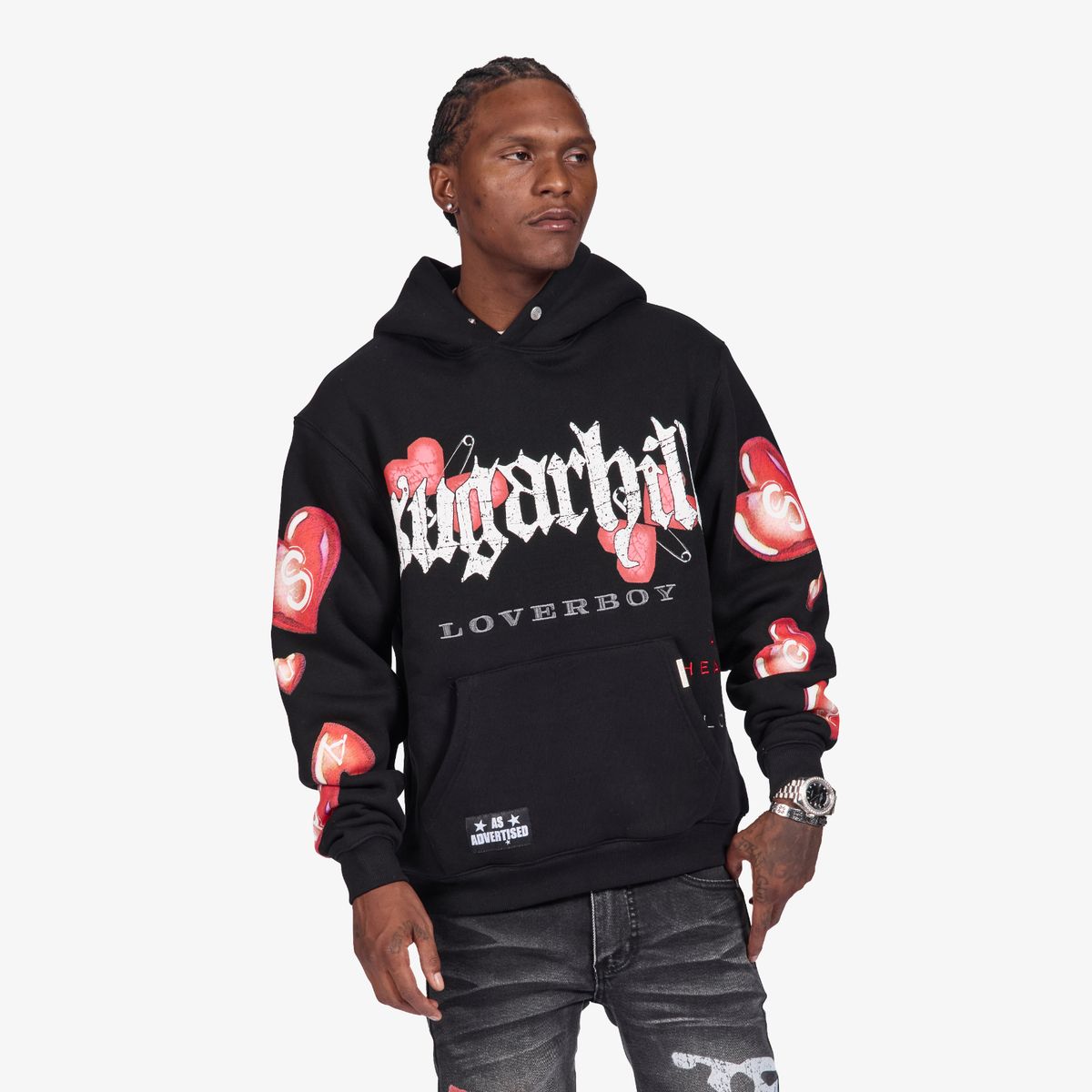 Loverboy" Hoodie (Black)
