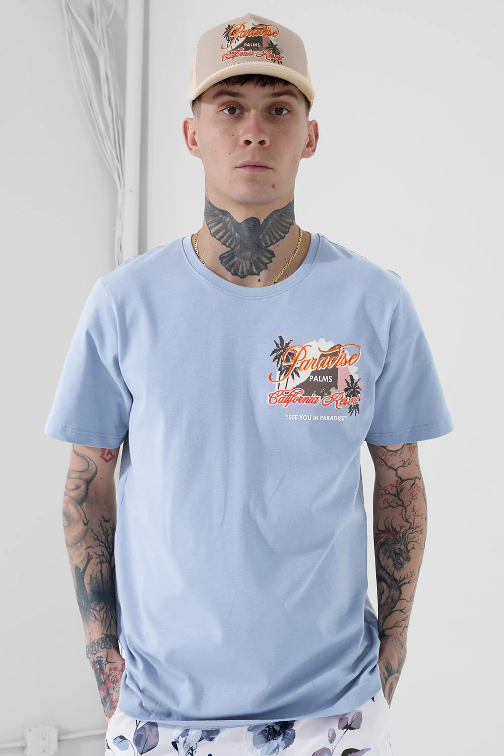 Paradise Palms T-shirt (Floral)