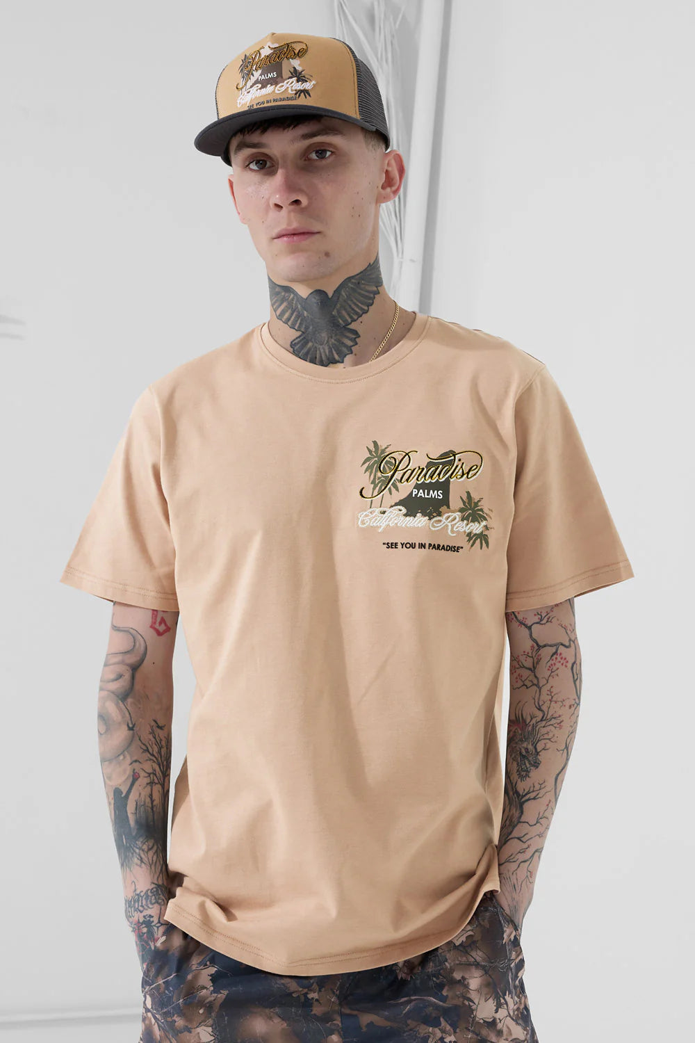 Paradise Palms T-shirt (Hunter Camo)