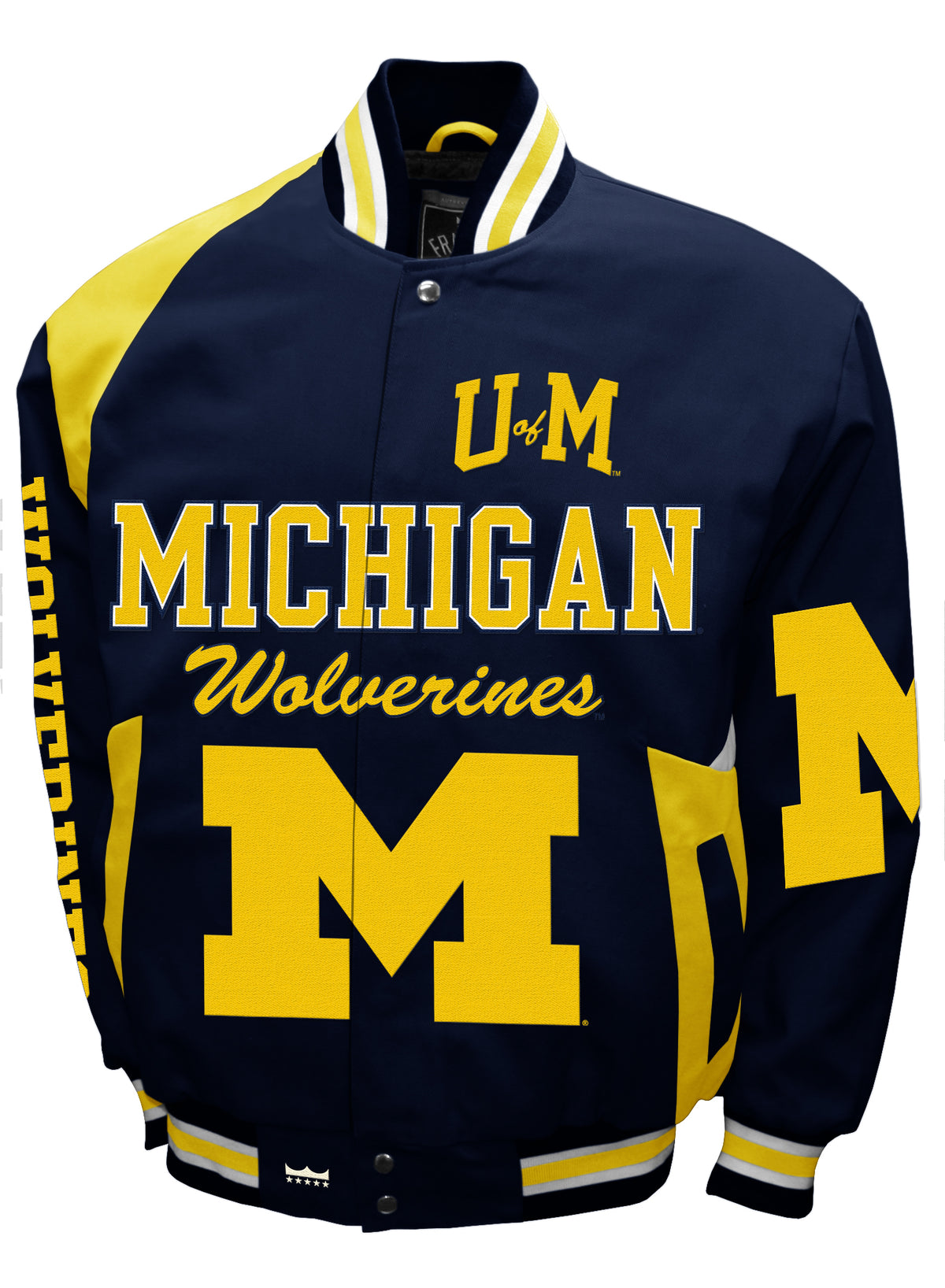 Michigan Spirit Twill Full-Snap Jacket