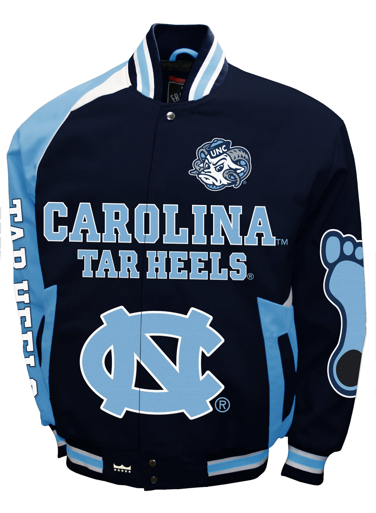 Unc Spirit Twill Full-Snap Jacket