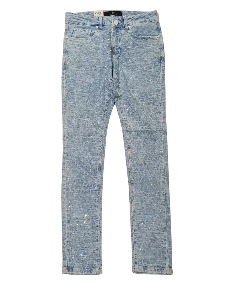 Laser Rip Stone Slim Fit (Light Blue) – Todays Man Store