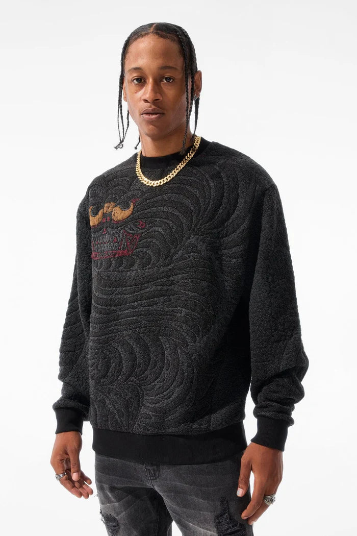 Silk Road Crewneck (Black Dragon)