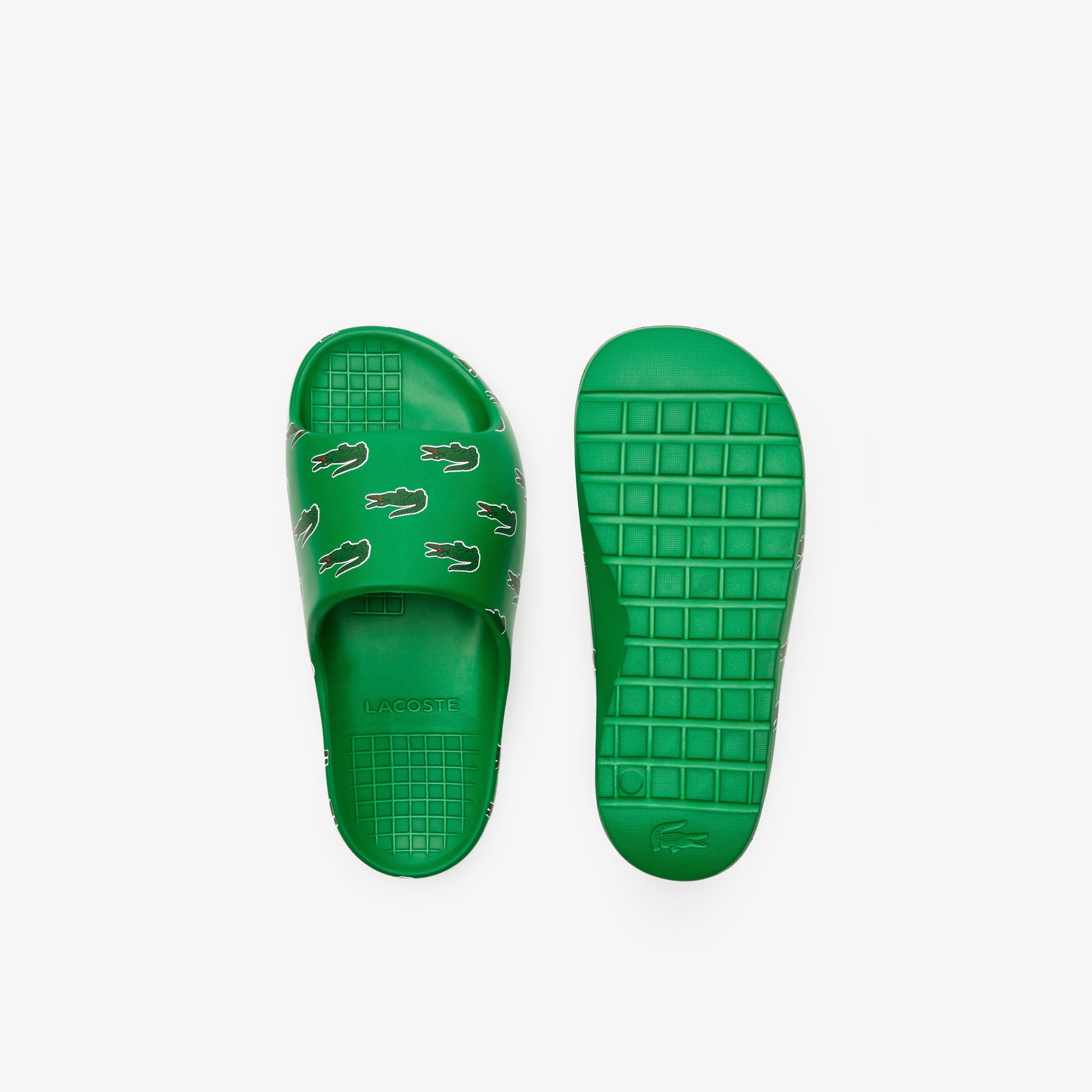 Lacoste hotsell slides green