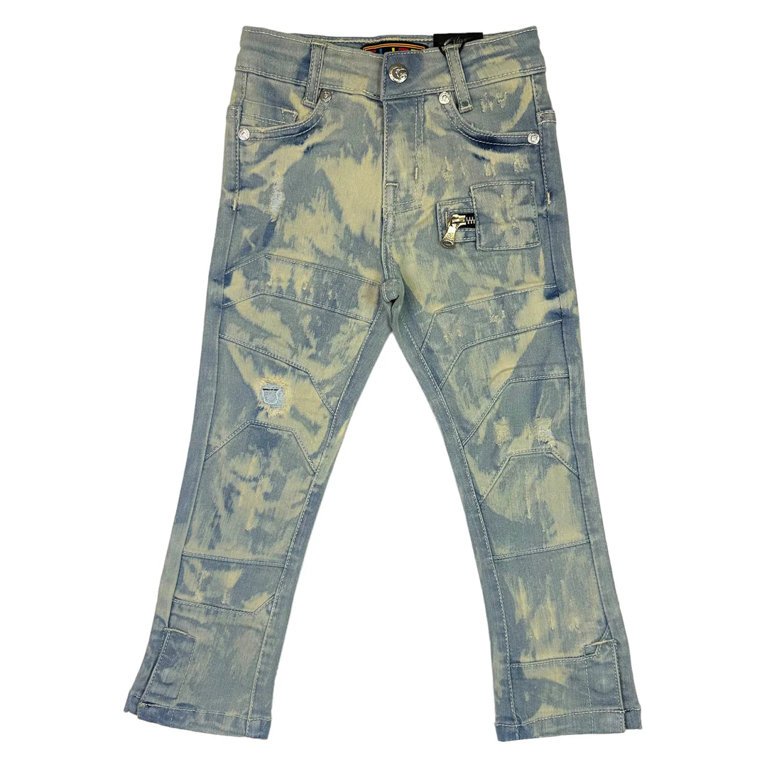 Kids Premium Flare Jeans - Coral