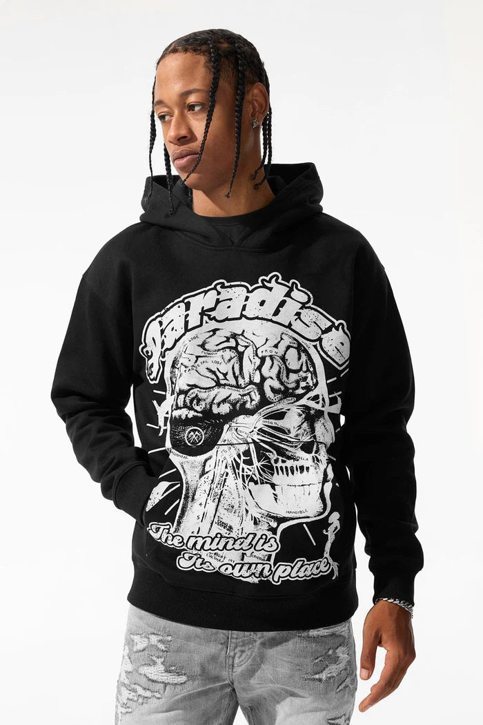 Cranial Paradise Pullover Hoodie (Black)