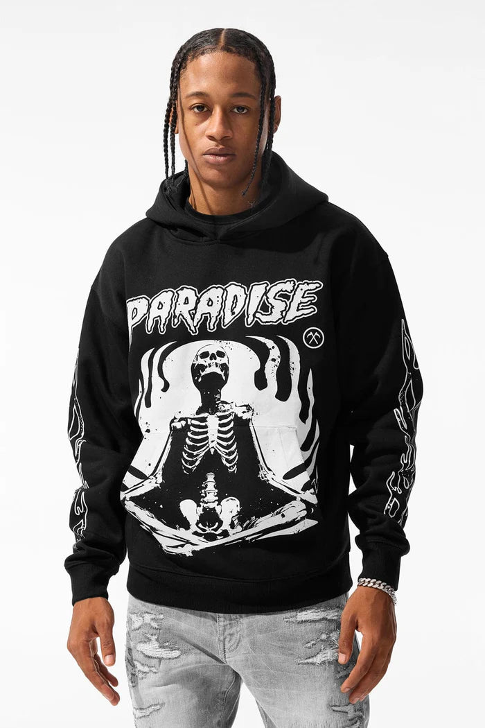 Reincarnation Pullover Hoodie (Black) 8629H