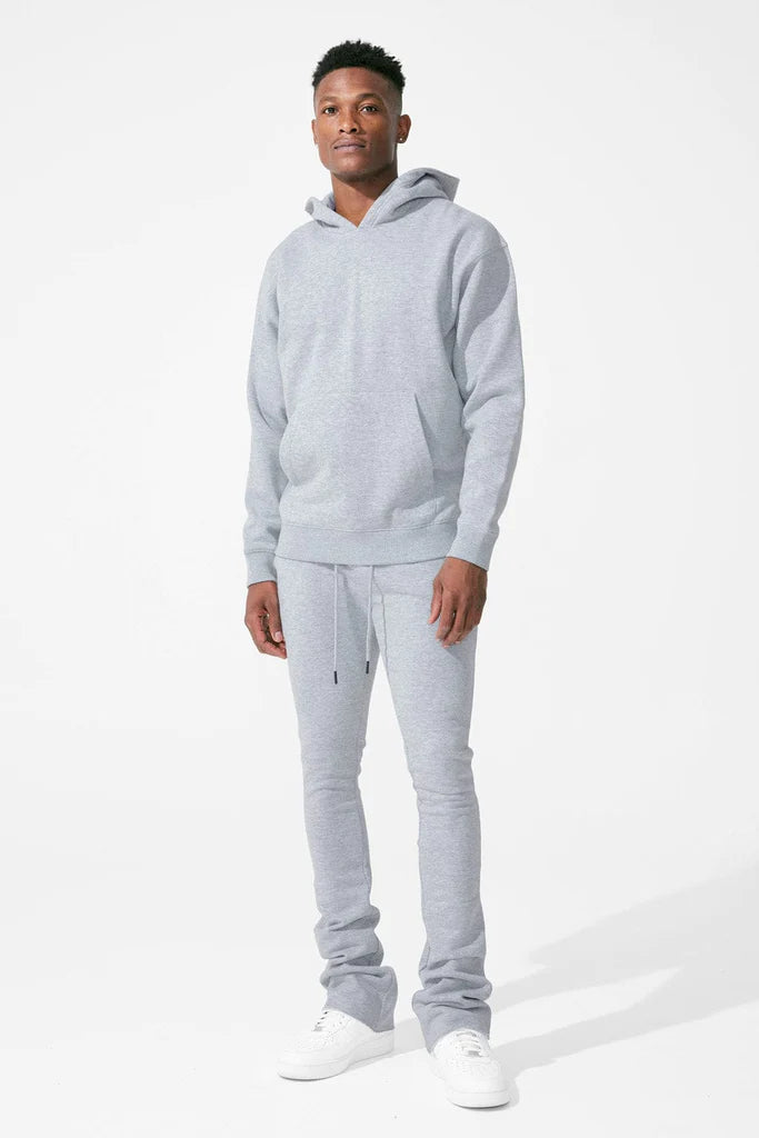 Uptown Stacked Sweatpants - Heather Grey – Todays Man Store
