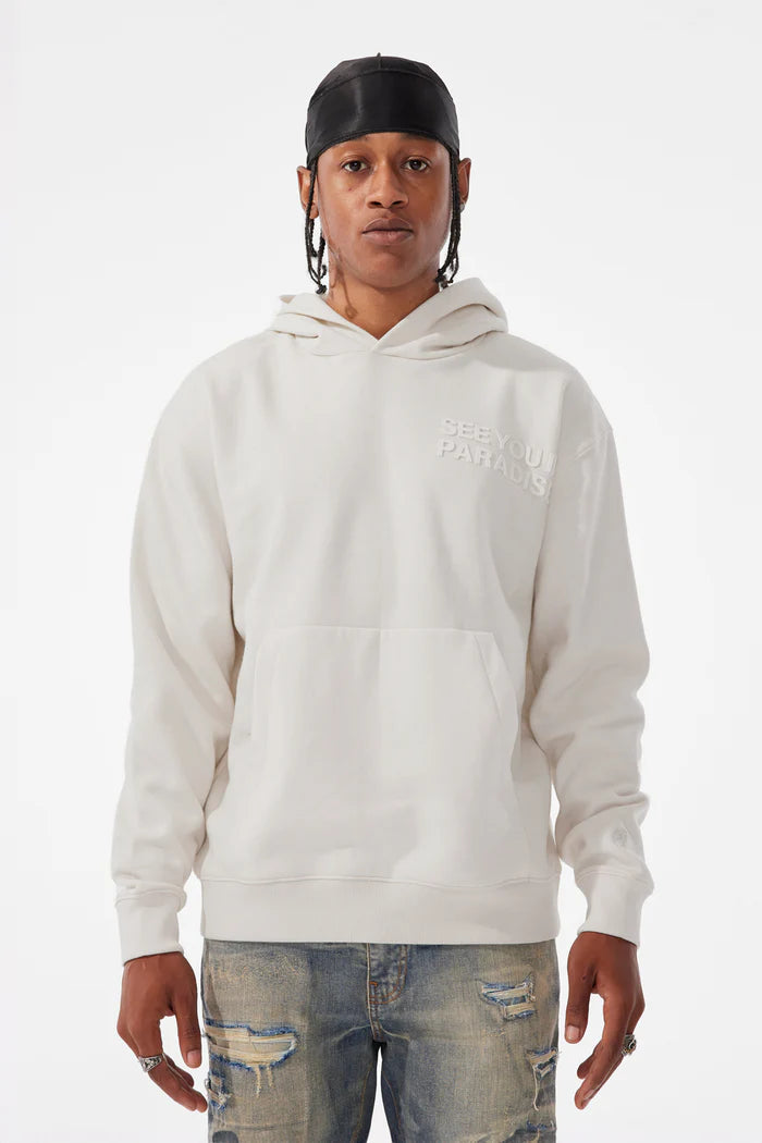 Paradise Tonal Pullover Hoodie 2.0 - Bone- 8862H