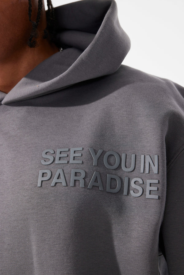 Paradise Tonal Pullover Hoodie 2.0 - Charcoal  - 8862H