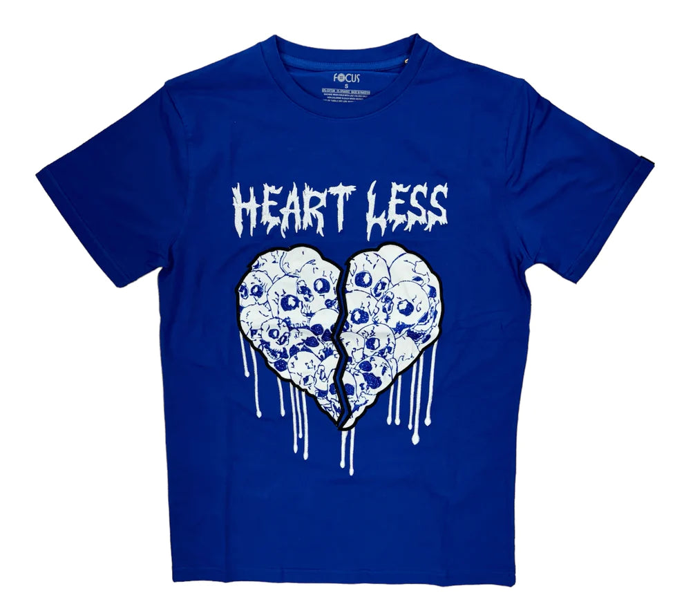 Heartless T-Shirt - Royal Blue