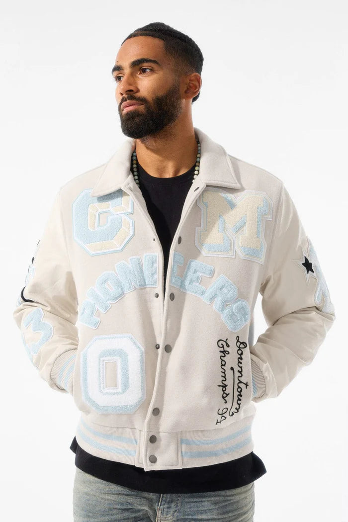 Pioneers Varsity Jacket (Cream) 91650