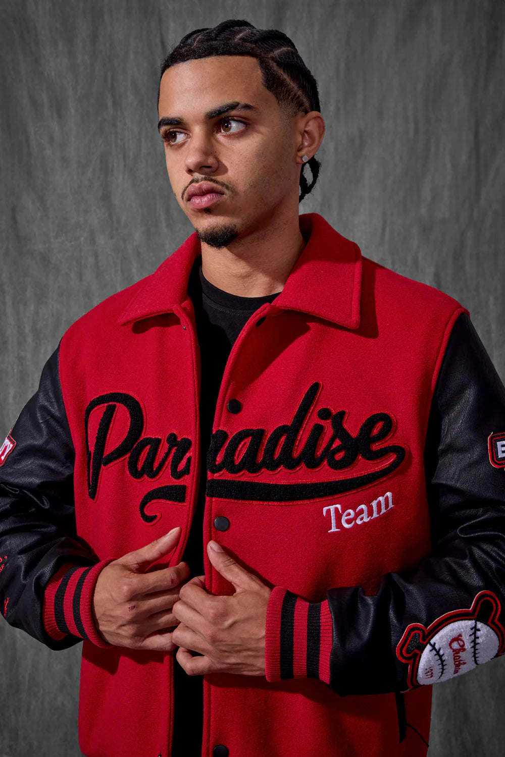 Paradise Team Varsity Jacket (Red)
