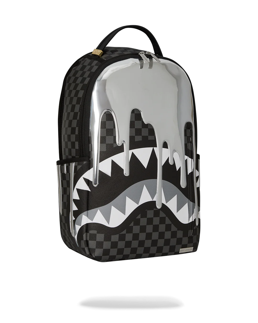 bape shark backpack louis vuitton Metallic Drip Sharks In Paris Backpack – Todays Man Store