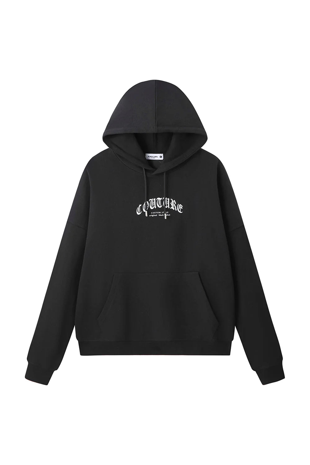 Men Black Label "COUTURE" Hoodie (Black)