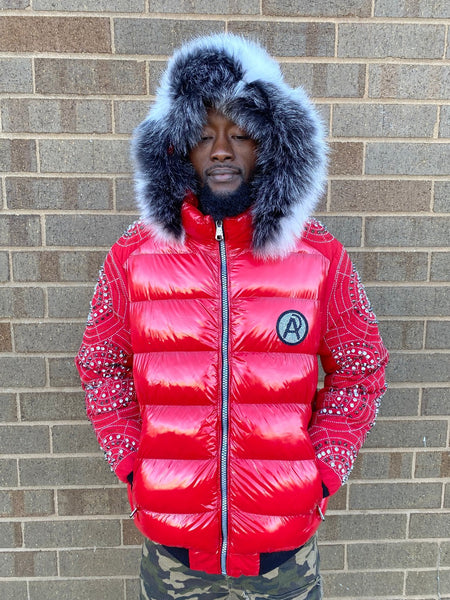 George Avenue-Paris Puffer Jacket-Red – Todays Man Store