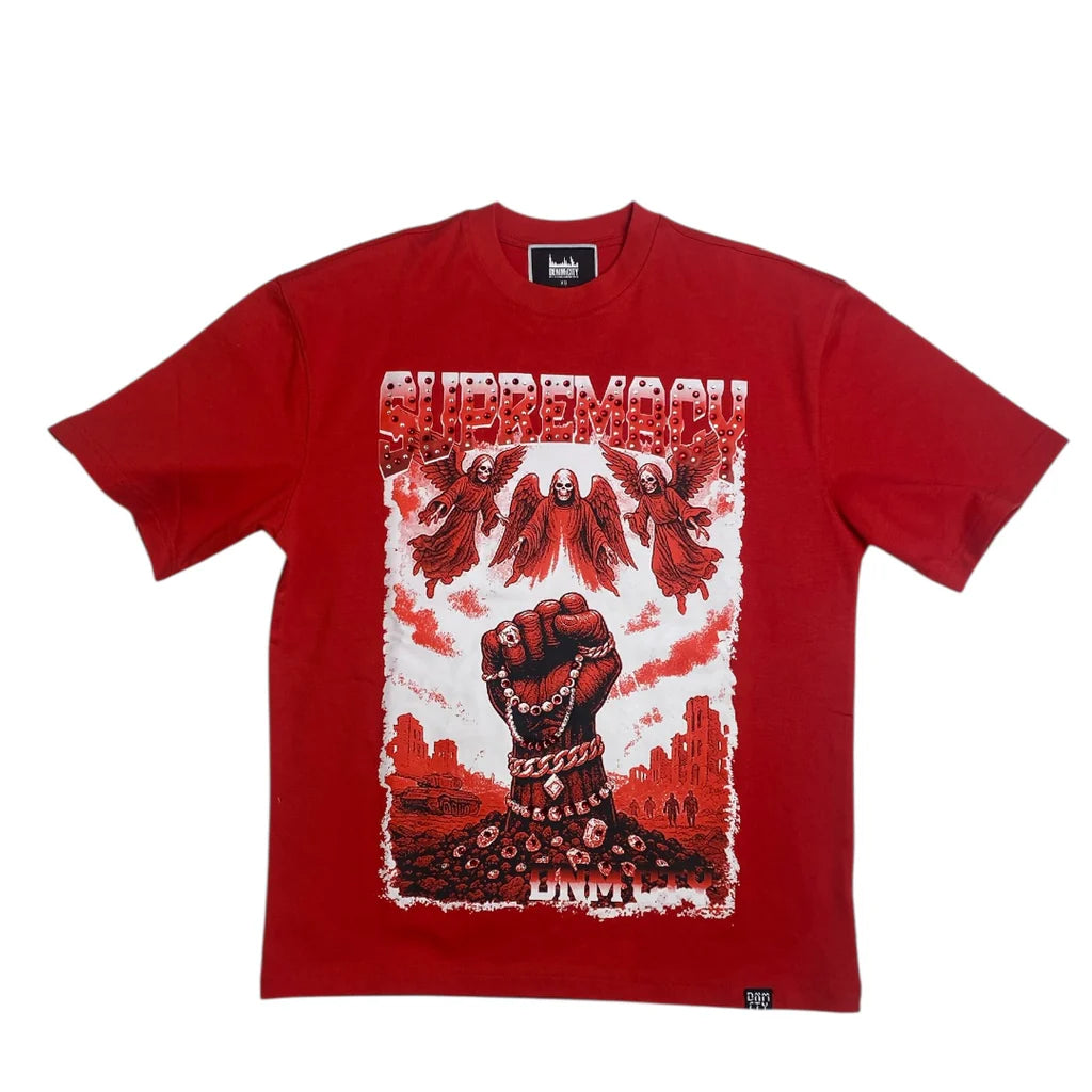 Rule Or Be Ruled Stoned Tee (Red/Red)