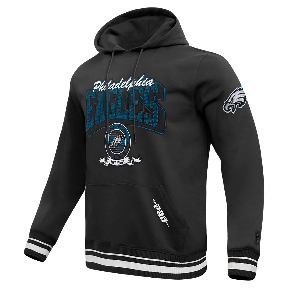 NFL Philadelphia Eagles Team Badge Men's Rib Fleece Hoodie
