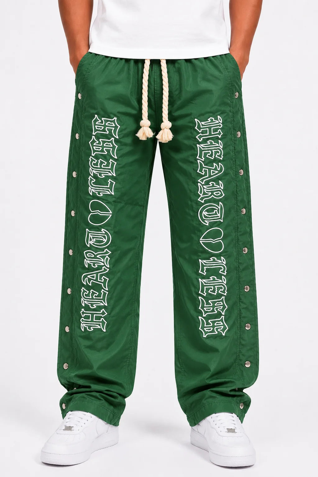 Heartless Nylon Pants (Green)