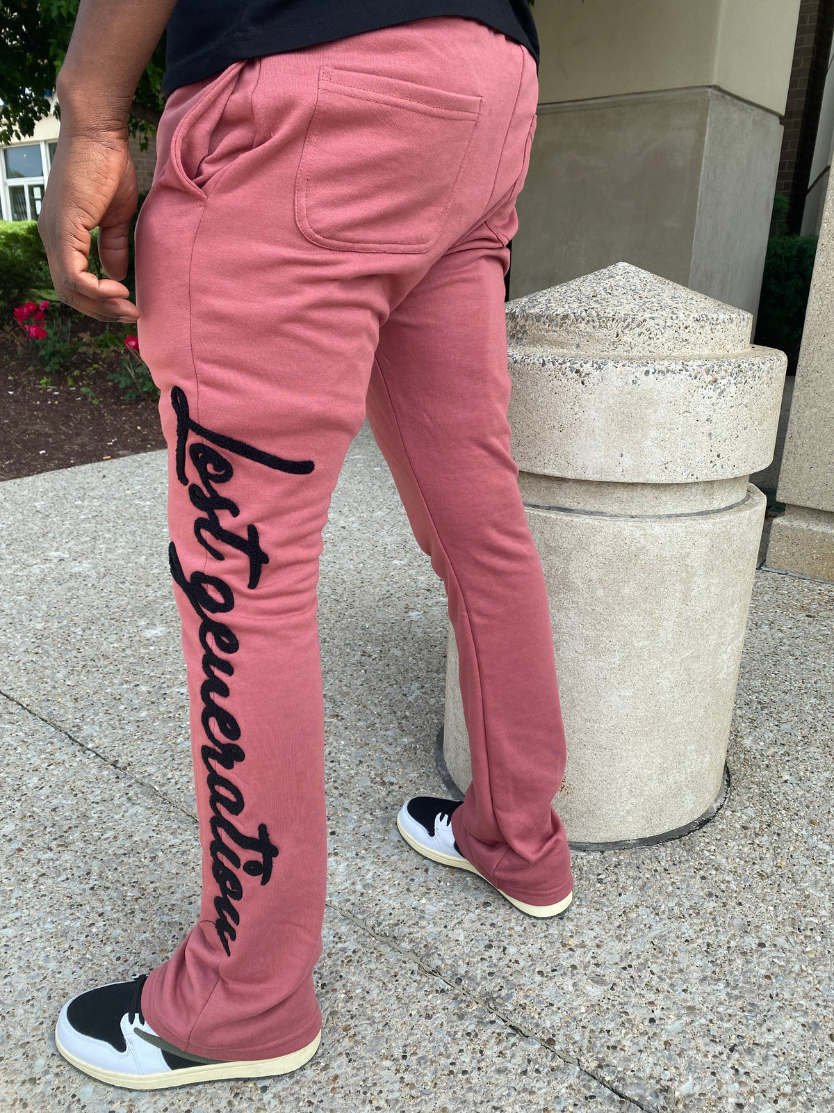 Lost Generations 2 Stacked Sweatpants - Black – Todays Man Store